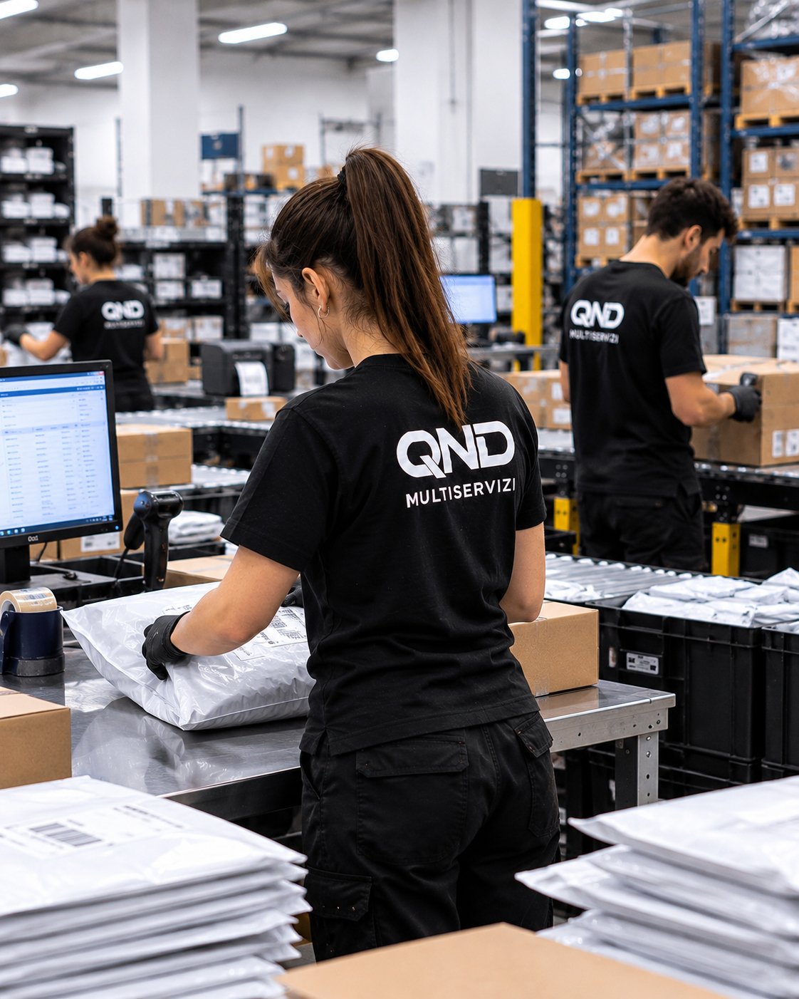 magazzino ecommerce logistica picking packing imballaggio spedizioni qnd multiservizi