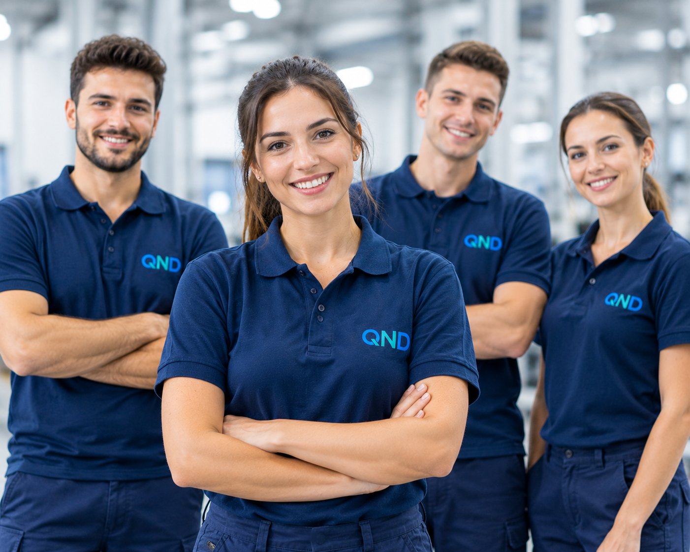 Personale selezionato per linee di produzione e stabilimenti industriali