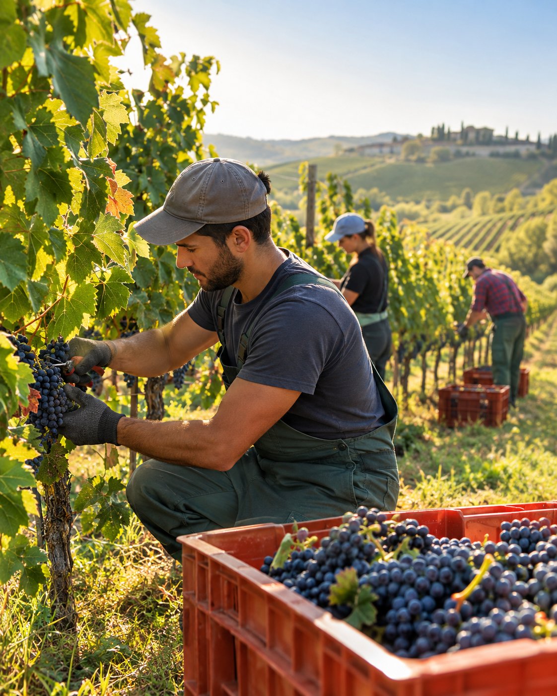 personale per potatura vigneti e lavorazioni agricole